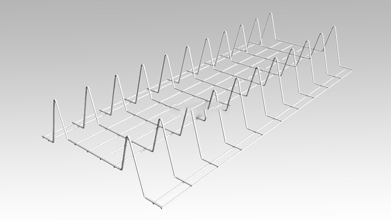 100高M型 - 網(wǎng)格橋架主槽體